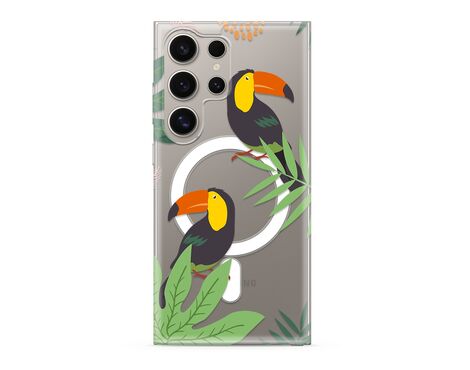 Futrola silikonska print MagSafe - Samsung S928 Galaxy S24 Ultra 5G jungle (MS).