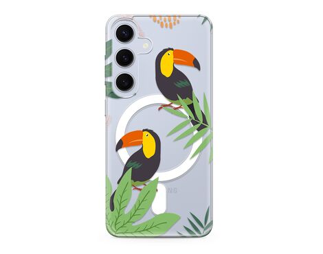 Futrola silikonska print MagSafe - Samsung S921 Galaxy S24 5G jungle (MS).