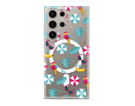 Futrola silikonska print MagSafe - Samsung S928 Galaxy S24 Ultra 5G beach (MS).