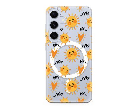 Futrola silikonska print MagSafe - Samsung S921 Galaxy S24 5G sun (MS).