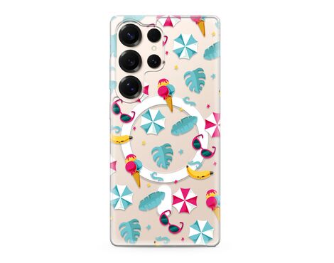 Futrola silikonska print MagSafe - Samsung S938 Galaxy S25 Ultra 5G beach (MS).