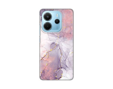 Silikonska futrola PRINT - Xiaomi Redmi Note 14 4G (SRB) Pink Marble.