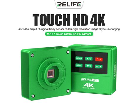 HD Kamera za mikroskop Relife M-17 HDMI 4K@30FPS 1080P@60FPS Touch Screean.