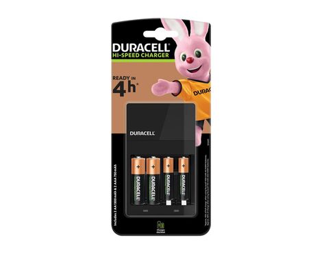 Punjac CEF14 + punjive baterije 2xAA 1300mAh + 2xAAA 750mAh Duracell (MS).