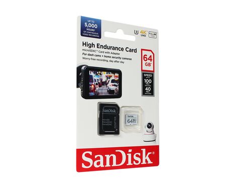 Memorijska kartica SanDisk SDHC micro 64gb 100MB/S40mb/s Class 10 U3/V3 + SD Adap.