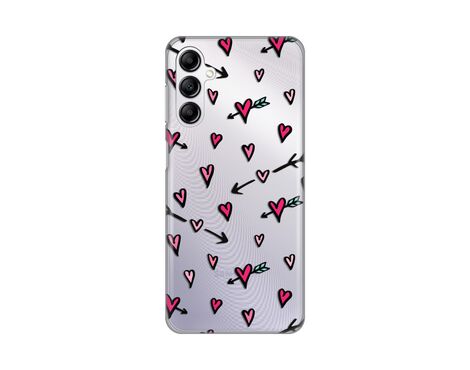 Silikonska futrola PRINT Skin - Samsung A145R Galaxy A14 4G/Galaxy A14 5G Heart Pattern.