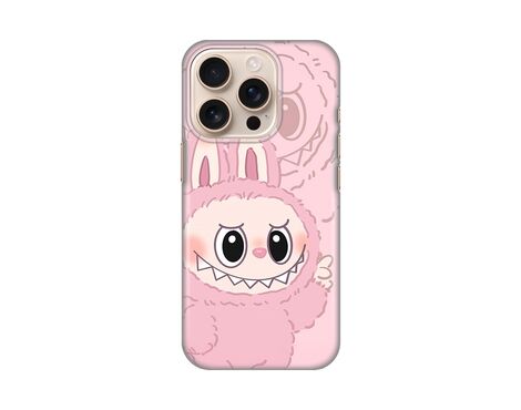 Silikonska futrola PRINT - iPhone 16 Pro La Bubu Pink.