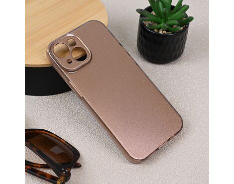 Futrola Sparkle Dust - iPhone 15 6.1 roze zlatna.