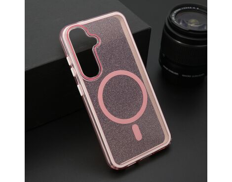 Futrola CRYSTAL MagSafe - Samsung S921 Galaxy S24 5G roze (MS).