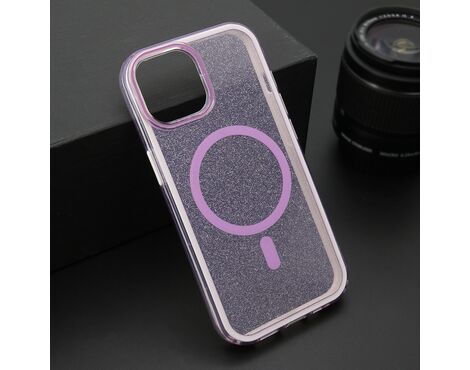 Futrola CRYSTAL MagSafe - iPhone 15 ljubicasta (MS).