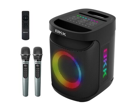 Zvucnik bluetooth BKK XC6200B sa dva mikrofona crni (MS).