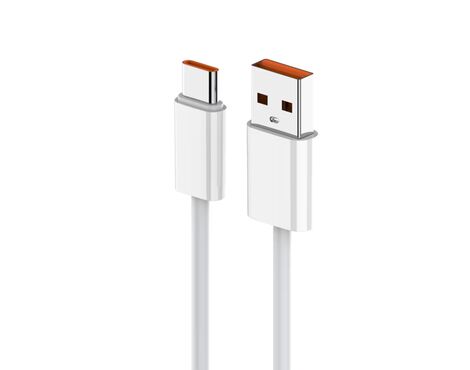 Data kabl Pluginn fast 25W USB na Type C beli 1m.