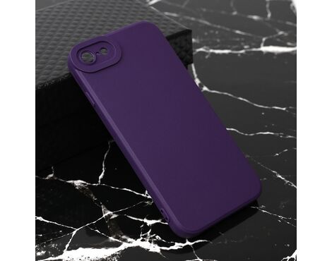Silikonska futrola Teracell Giulietta - iPhone 7/8/SE (2020)/SE (2022) mat tamno ljubicasta.