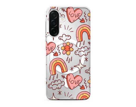 Futrola silikonska print MagSafe - Samsung A266 Galaxy A26 5G love (MS).