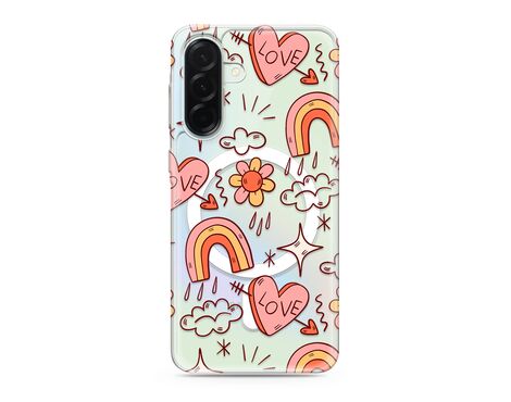 Futrola silikonska print MagSafe - Samsung A366 Galaxy A36 5G love (MS).