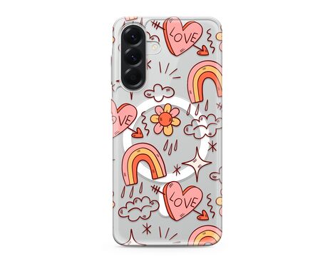 Futrola silikonska print MagSafe - Samsung A566 Galaxy A56 5G love (MS).