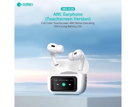 Bluetooth slusalice Coteci MS-028 AI bele.