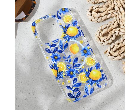 Futrola print Magsafe - iPhone 15 Pro 6.1 Mediteran Lemon.
