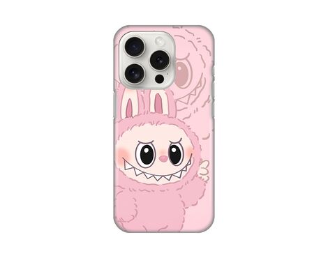 Silikonska futrola PRINT - iPhone 15 Pro 6.1 La Bubu Pink.