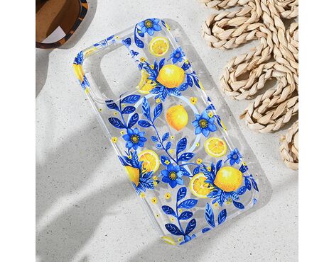 Futrola print Magsafe - iPhone 13 Pro Max 6.7 Mediteran Lemon.