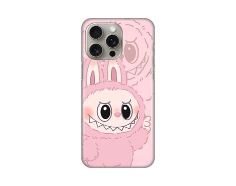 Silikonska futrola PRINT - iPhone 15 Pro Max 6.7 La Bubu Pink.