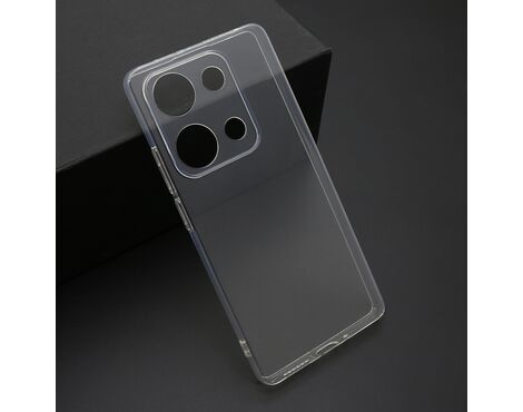 Silikonska futrola ultra tanka (skin) PROTECT - Xiaomi Redmi Note 14S 4G providna (bela) (MS).