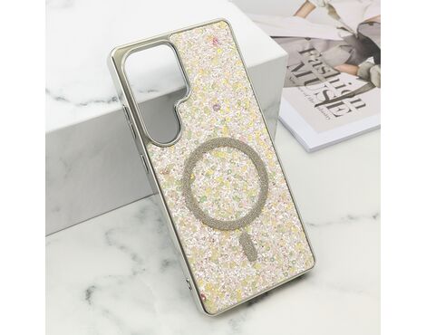 Futrole GLAM GLOW MagSafe - Samsung S938 Galaxy S25 Ultra 5G siva (MS).