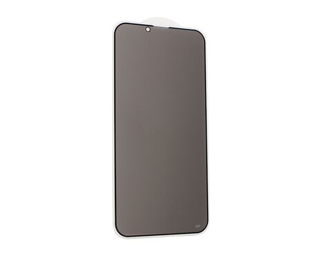 Zastitno Staklo Tempered glass Privacy 2.5D full glue - iPhone 13/13 Pro/14/16e crni.