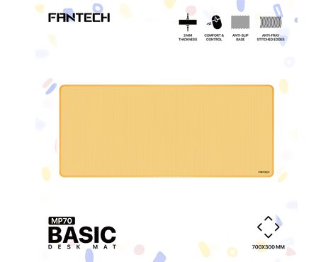 Podloga - mis Fantech MP70 Deskmat zuti.