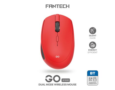 Kancelarijski Wireless mis Fantech W193D crveni.