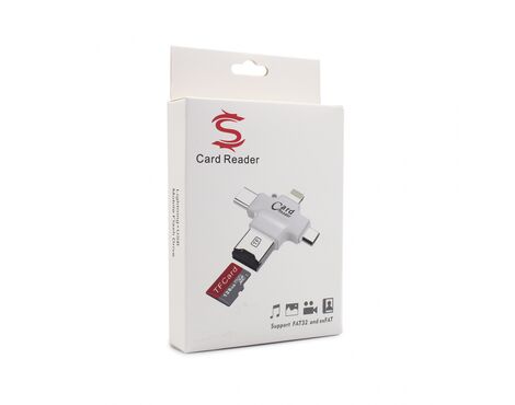 Citac kartica - iPhone + Type C + micro USB + USB.