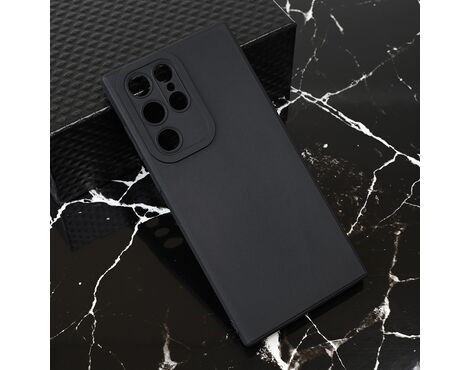 Silikonska futrola Teracell Giulietta - Samsung Galaxy S22 Ultra 5G mat crna.