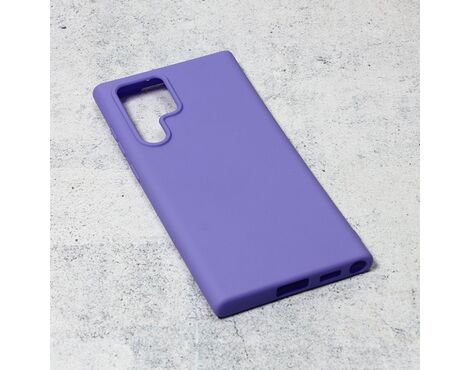 Silikonska futrola Teracell Giulietta - Samsung Galaxy S22 Ultra 5G mat ljubicasta.
