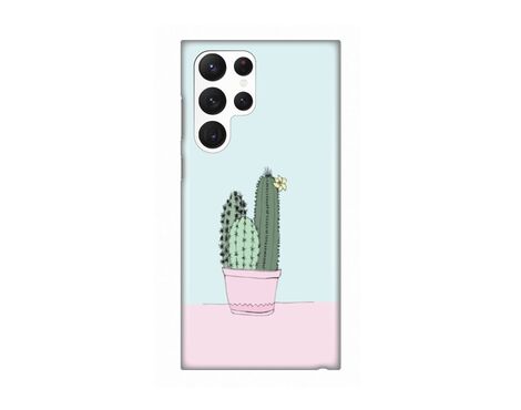 Silikonska futrola PRINT - Samsung Galaxy S22 Ultra 5G Cactus.