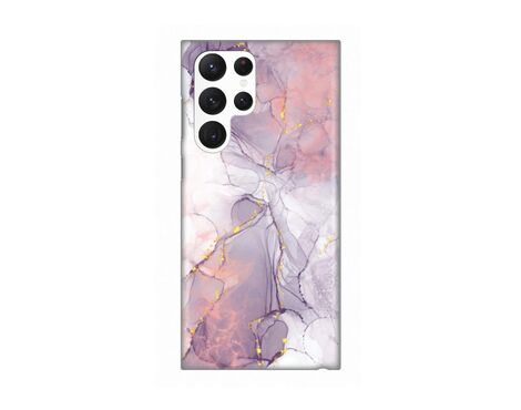 Silikonska futrola PRINT - Samsung Galaxy S22 Ultra 5G Pink Marble.