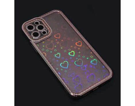 Futrola Heart IMD - iPhone 12 Pro Max 6.7 roze.