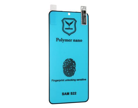 Folija Polymer Nano - Samsung Galaxy S22 crna.