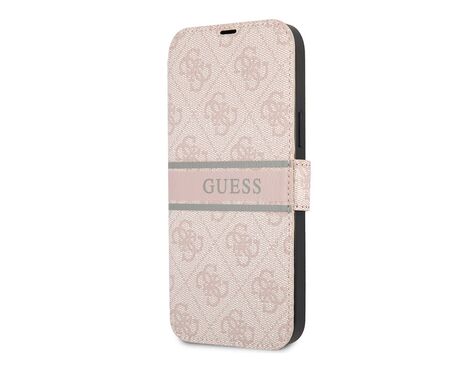 Futrola Guess Stripe Bk Pu - iPhone 13 Pro roze (GUBKP13L4GDPI).