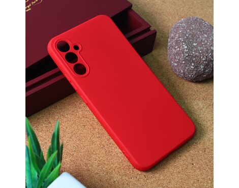 Silikonska futrola Teracell Giulietta - Samsung Galaxy A34 5G 5G mat crvena.
