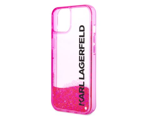 Futrola Karl Lagerfeld Hc Liquid Glitter Elong - iPhone 11 6.1 pink ( KLHCN61LCKVF).