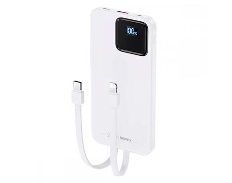 Univerzalna Back Up Baterija prenosiva baterija REMAX Suji Series RPP-500 20W+22.5W PD+QC 10000mAh bela.