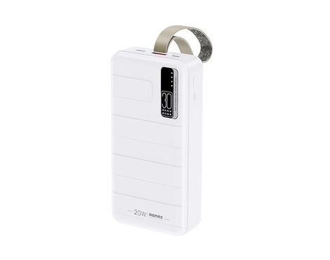 Univerzalna Back Up Baterija prenosiva baterija REMAX Noah Series RPP-506 PD QC 20W 22.5W 30000mAh bela.