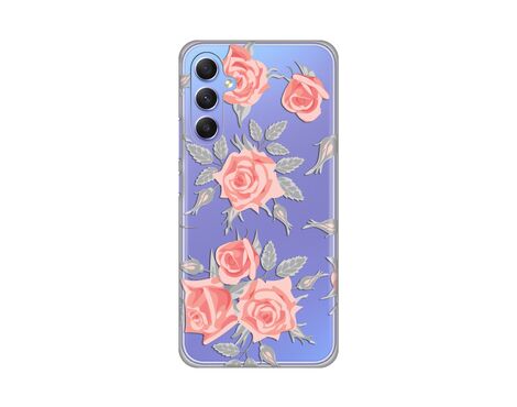 Silikonska futrola PRINT Skin - Samsung Galaxy A34 5G 5G Elegant Roses.