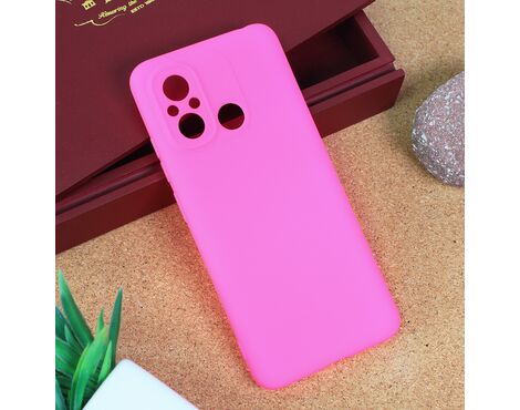 Silikonska futrola Teracell Giulietta - Xiaomi Redmi 12C mat pink.