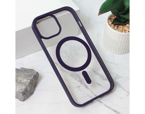 Futrola Magsafe Frame Color - iPhone 15 6.1 ljubicasta.