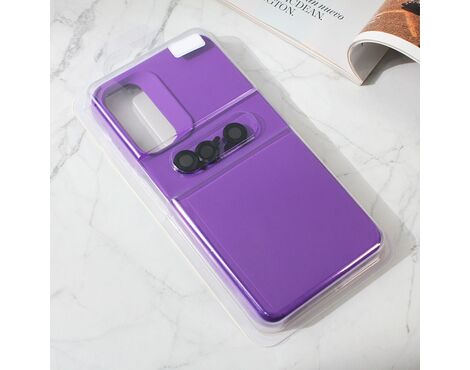 Futrola Colorful and Camera glass - Samsung Galaxy A34 5G 5G tamno ljubicasta.