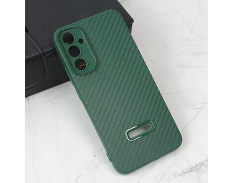 Futrola Carbon Stripe - Samsung Galaxy A34 5G 5G zelena.