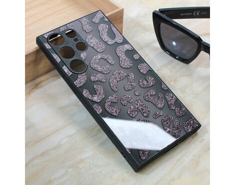 Futrola Shiny glass - Samsung Galaxy S23 Ultra crna.