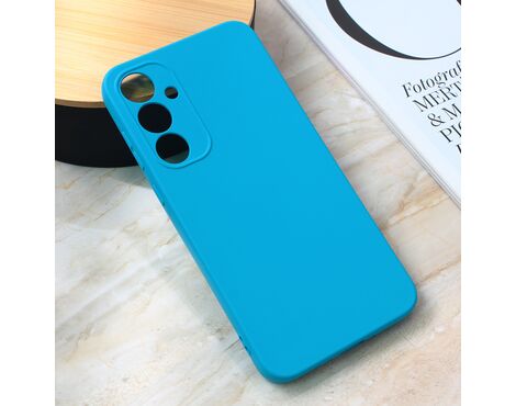 Silikonska futrola Teracell Giulietta - Samsung A356 Galaxy A35 5G 5G mat svetlo plava.