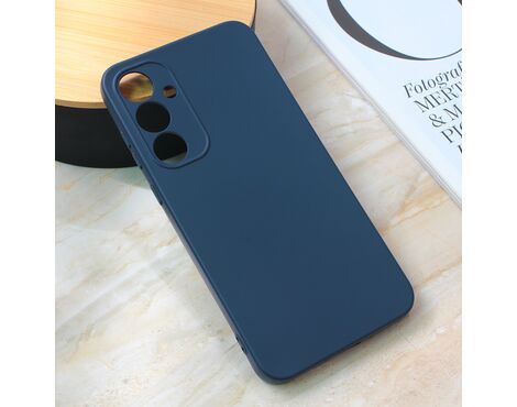 Silikonska futrola Teracell Giulietta - Samsung A356 Galaxy A35 5G 5G mat tamno plava.
